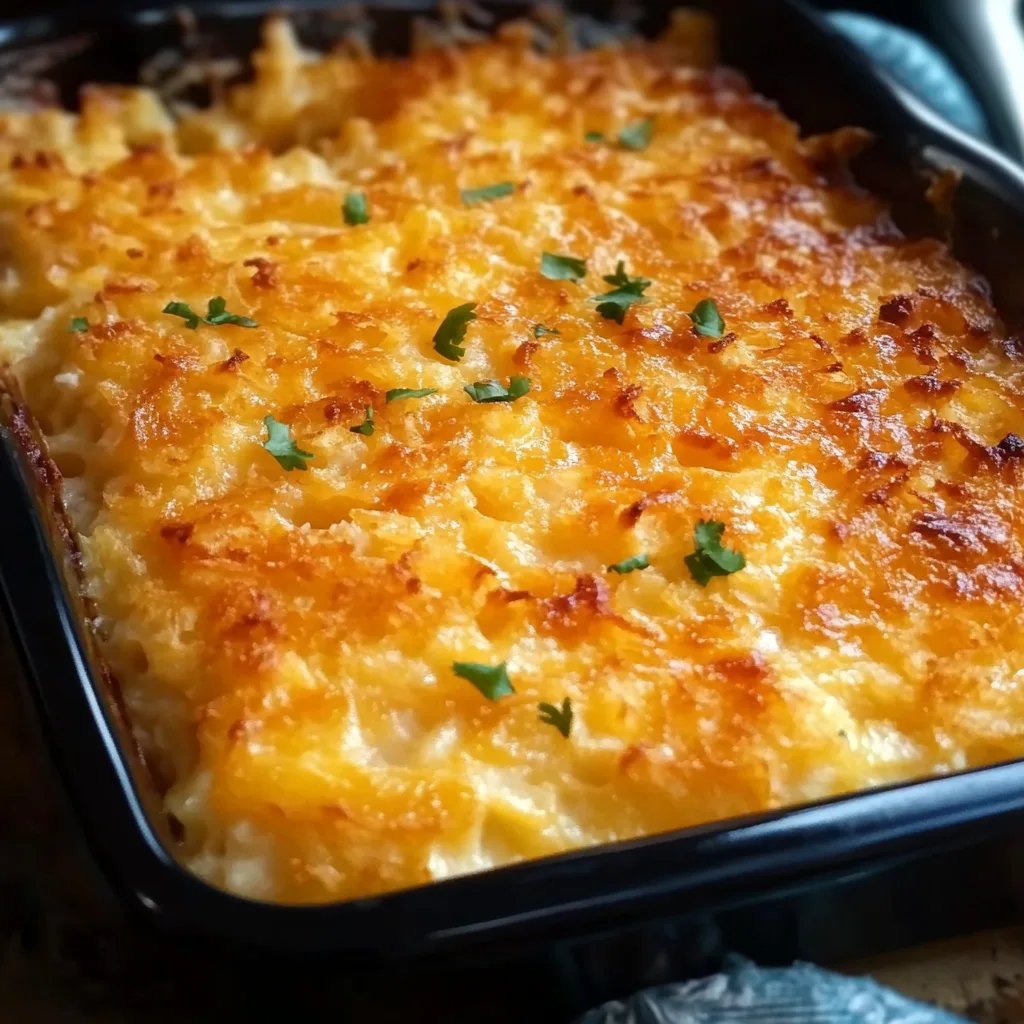Copycat Cracker Barrel Hash Brown Casserole
