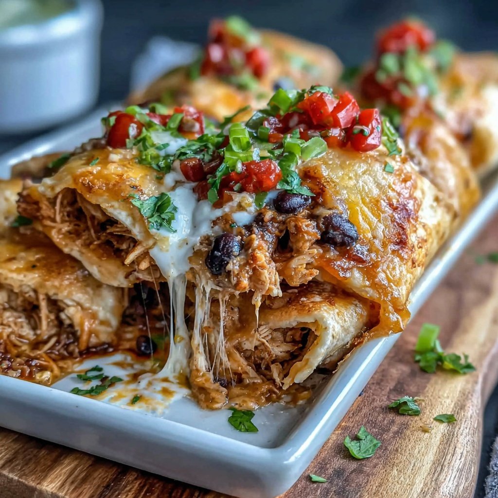 Shredded Chicken Burrito Casserole
