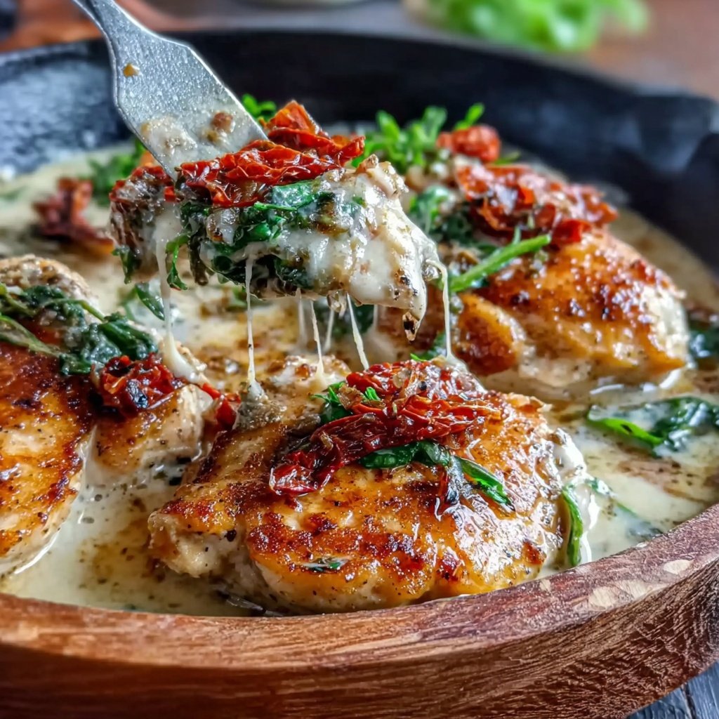 Food Recipes Creamy Tuscan Chicken
