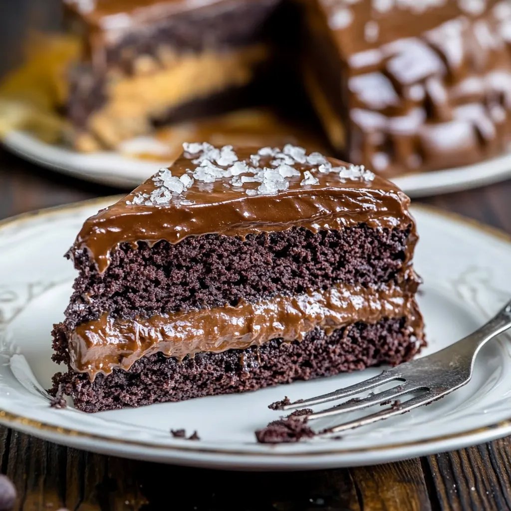 Salted Caramel Chocolate Cake