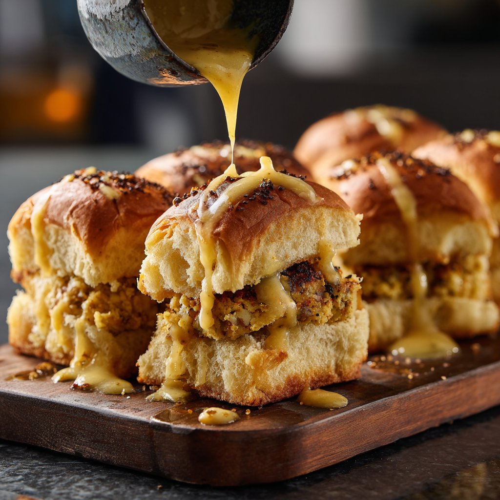 Easy Slider Honey Mustard Tofu Sliders