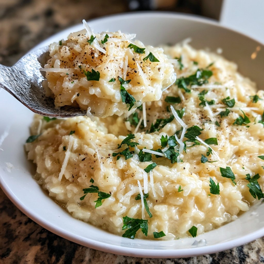 Creamy Parmesan Risotto for Date Night