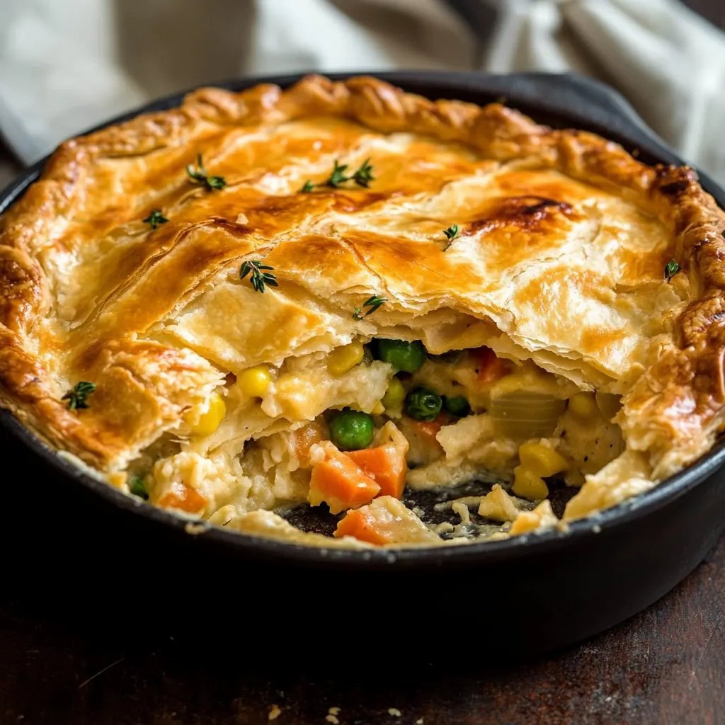 Chicken Pot Pie Recipe (VIDEO)