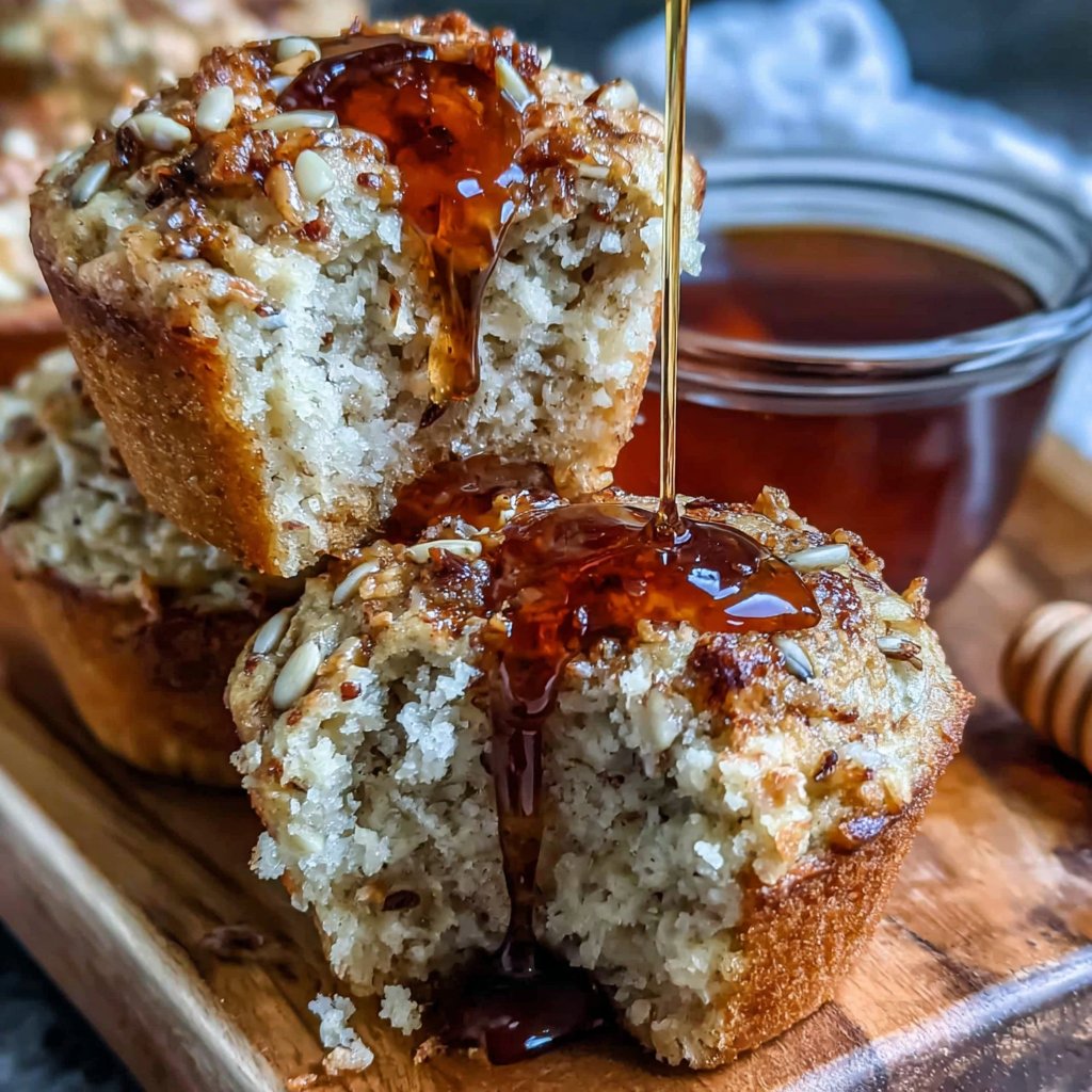 Honey Oat Breakfast Muffins