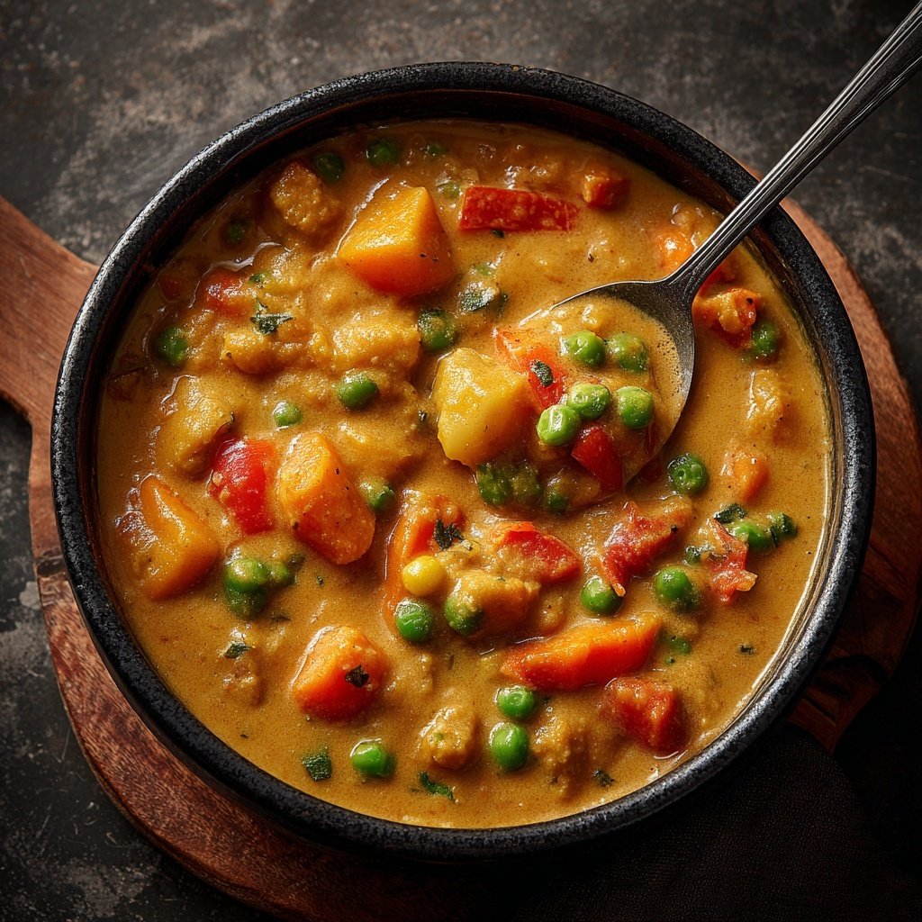 Healthy Crockpot Vegetable Korma