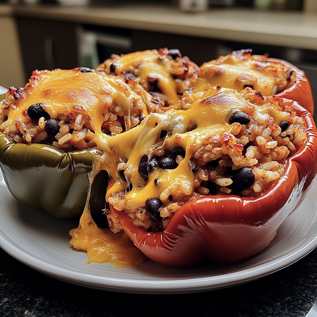 Easy Stuffed Bell Peppers Recipe