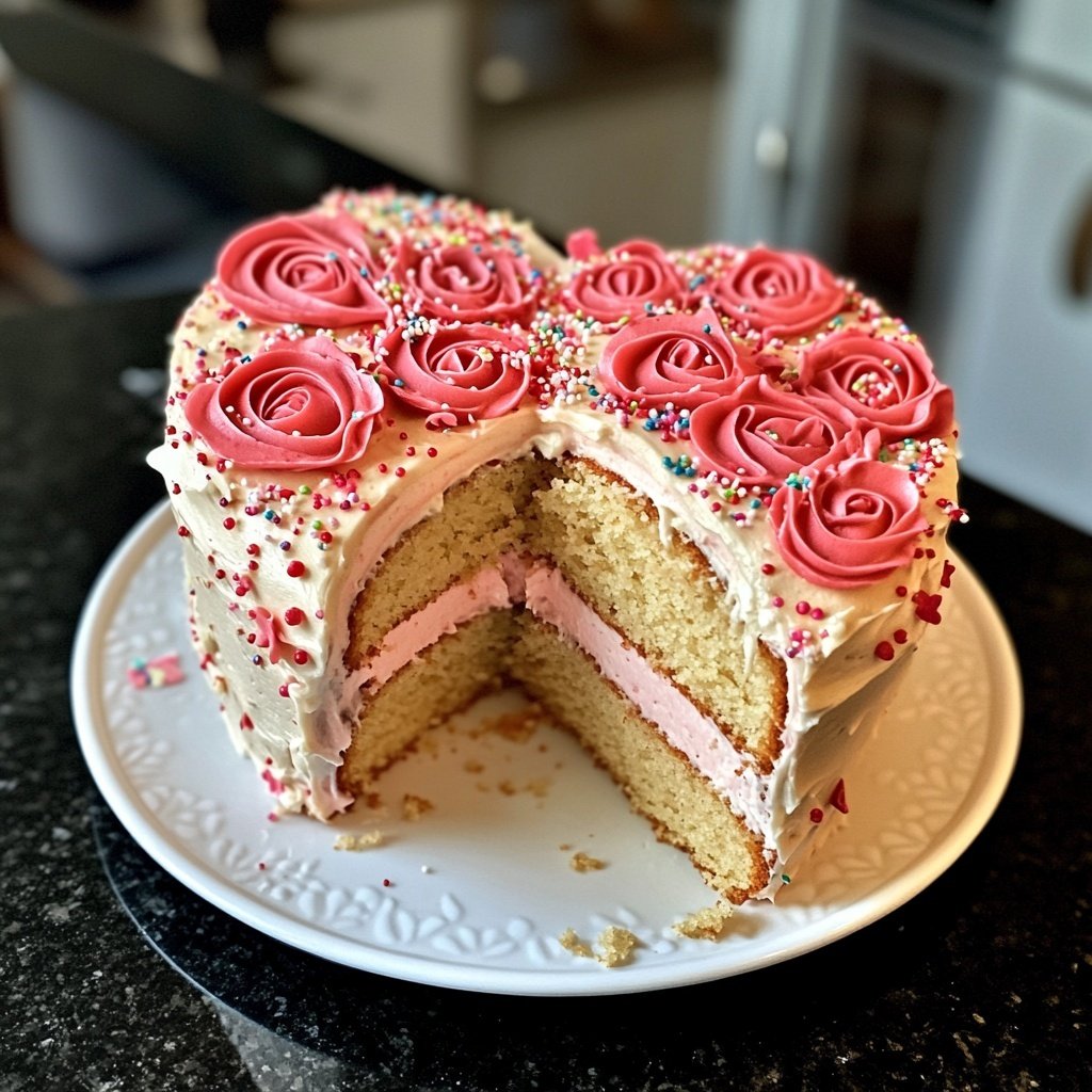 Cute Valentines Heart Cake Ideas
