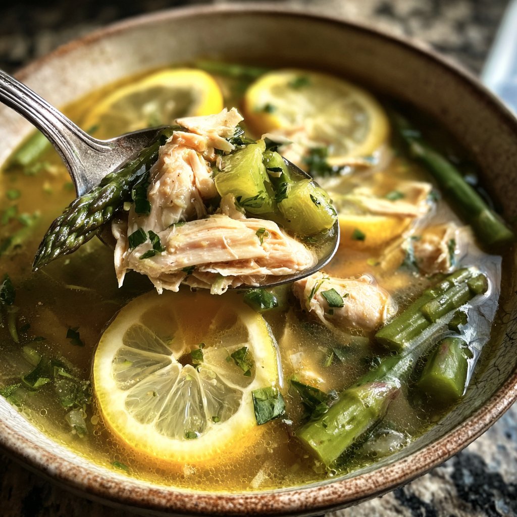 Spring Lemon Chicken Soup