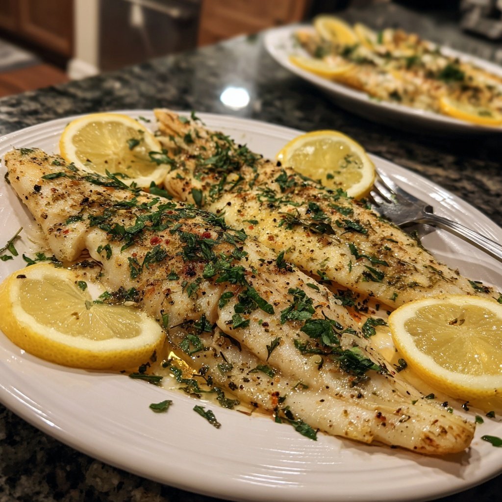 Healthy & Light Lemon Grilled Fish Plate
