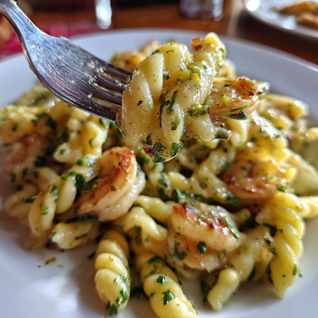 Creamy Garlic Shrimp Pasta