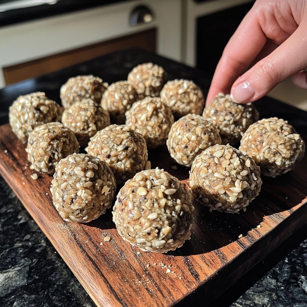 Protein Balls with Sunflower Seeds