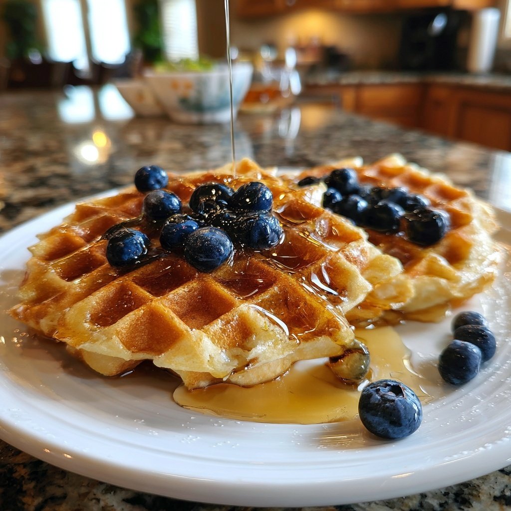 Greek Yogurt Waffles
