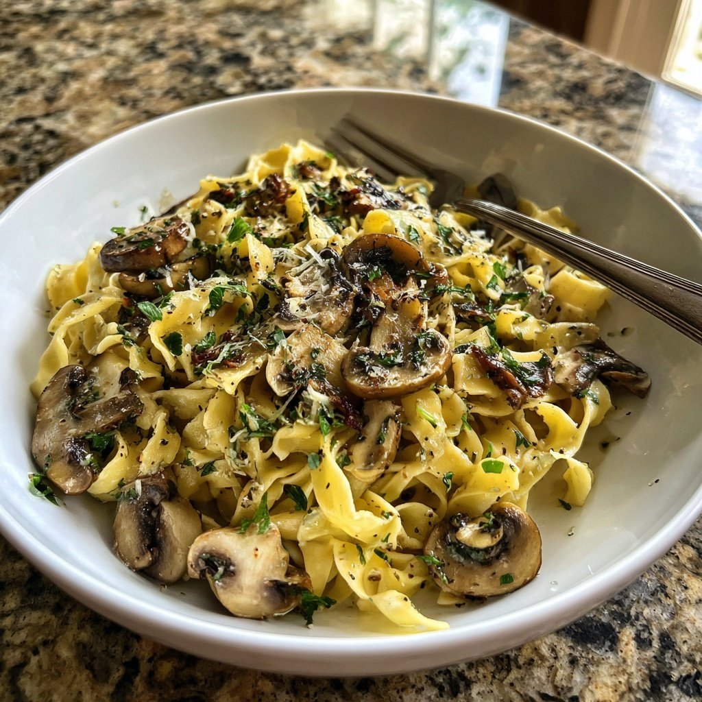 Romantic Mushroom Tagliatelle