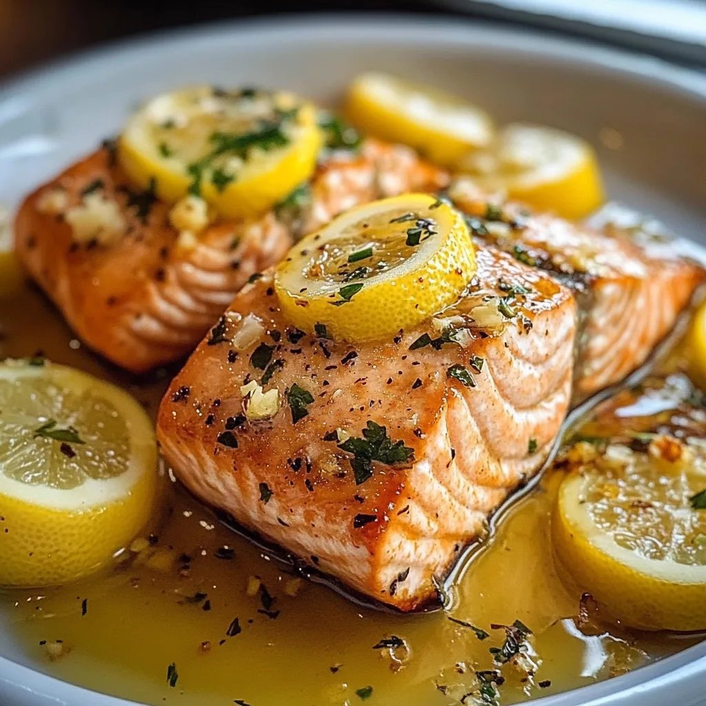 Garlic Butter Lemon Salmon