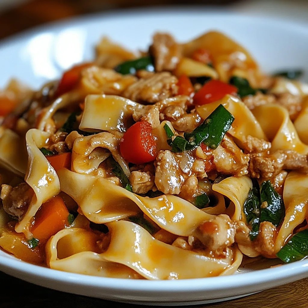 Italian Drunken Noodles