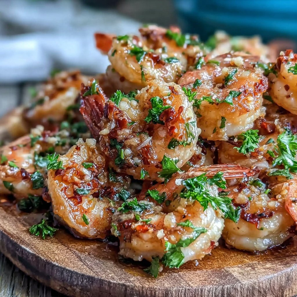 Spring Dinner Garlic Butter Shrimp