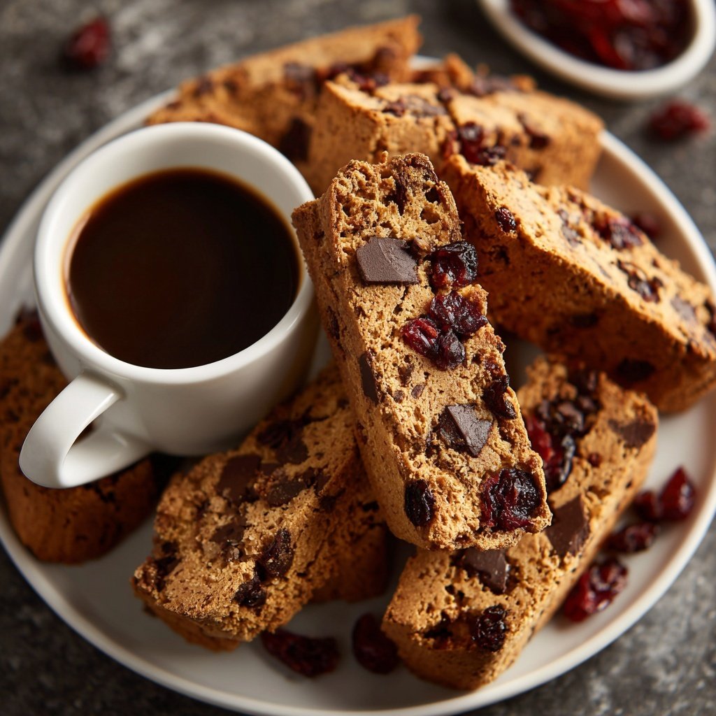 Chocolate Cranberry Biscotti