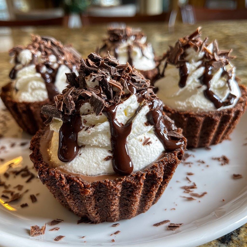 Chocolate Cream Pie Cups