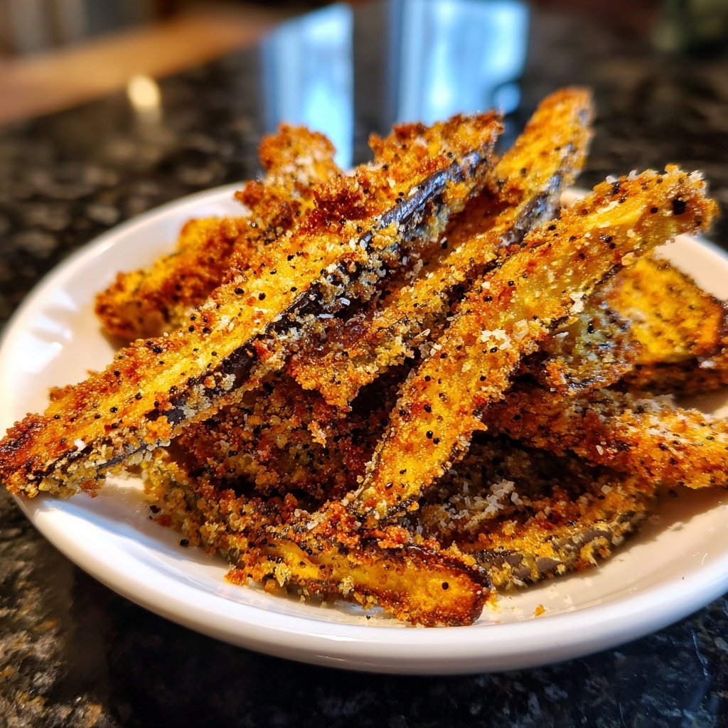 Crispy Eggplant Veggie Fries