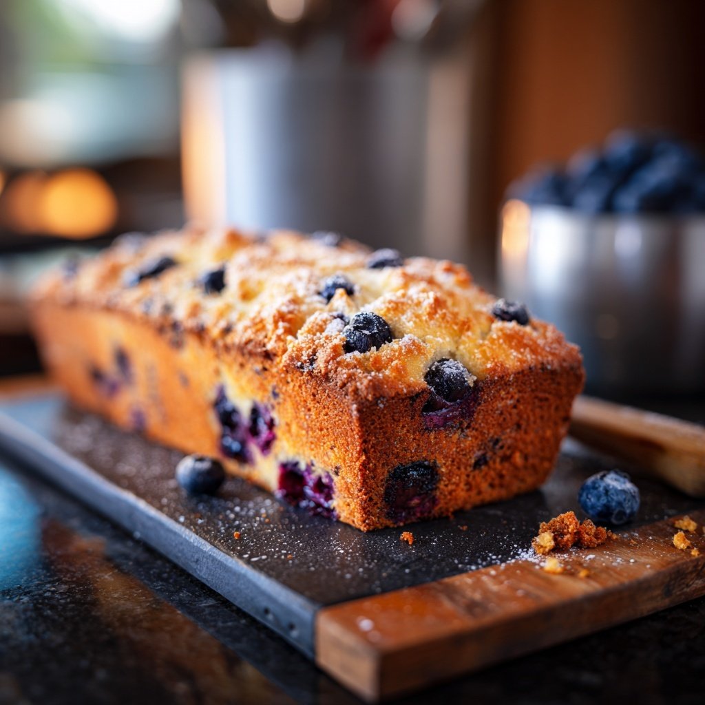 Lemon Blueberry Rustic Bread