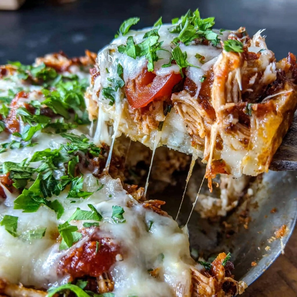 Shredded Chicken Mexican Casserole