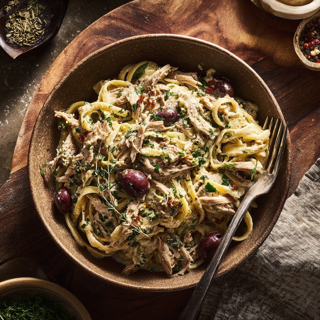 Mediterranean Tuna Pasta