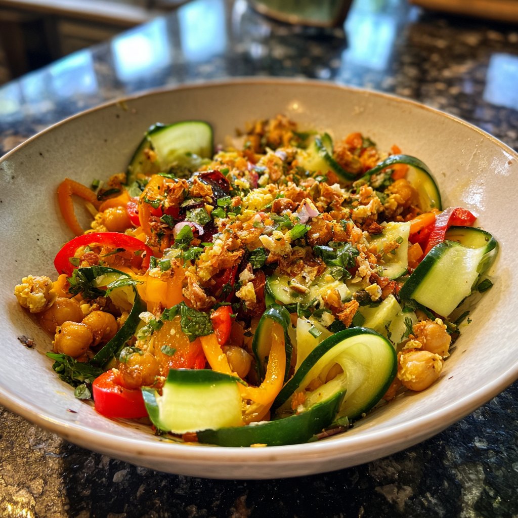 Healthy Dinner Mediterranean Veggie Bowl