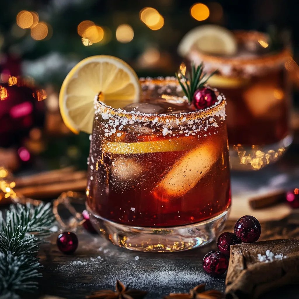 Spiced Christmas Margarita