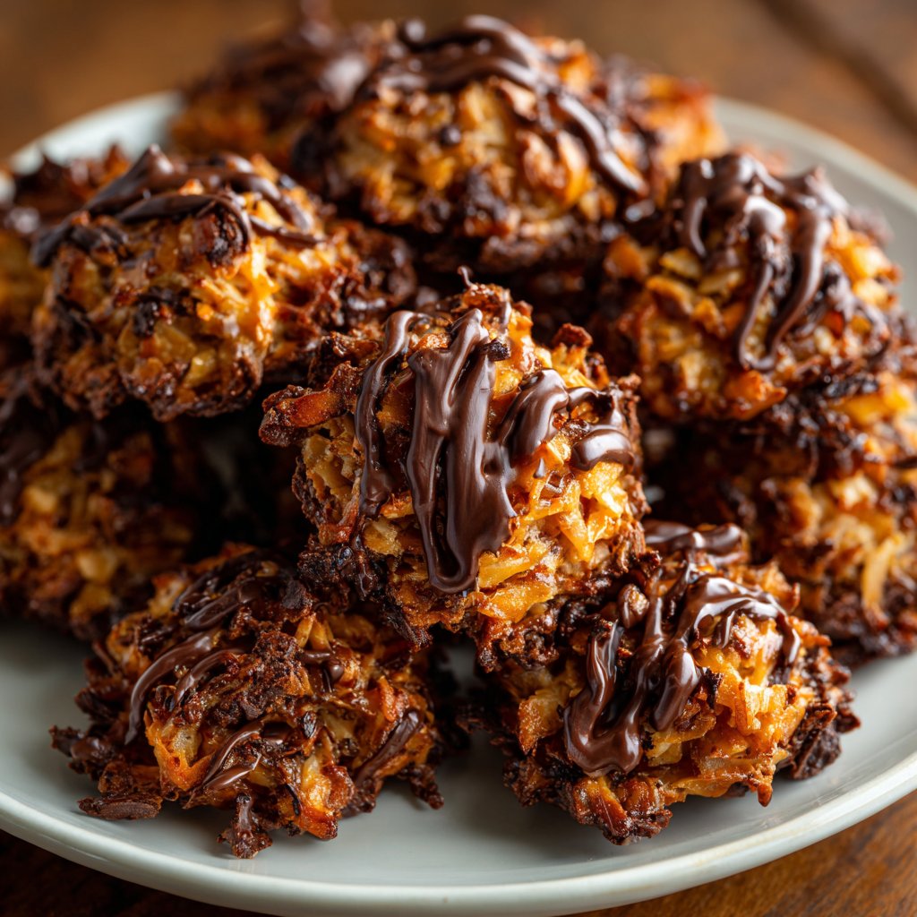 Chocolate Coconut Peanut Clusters