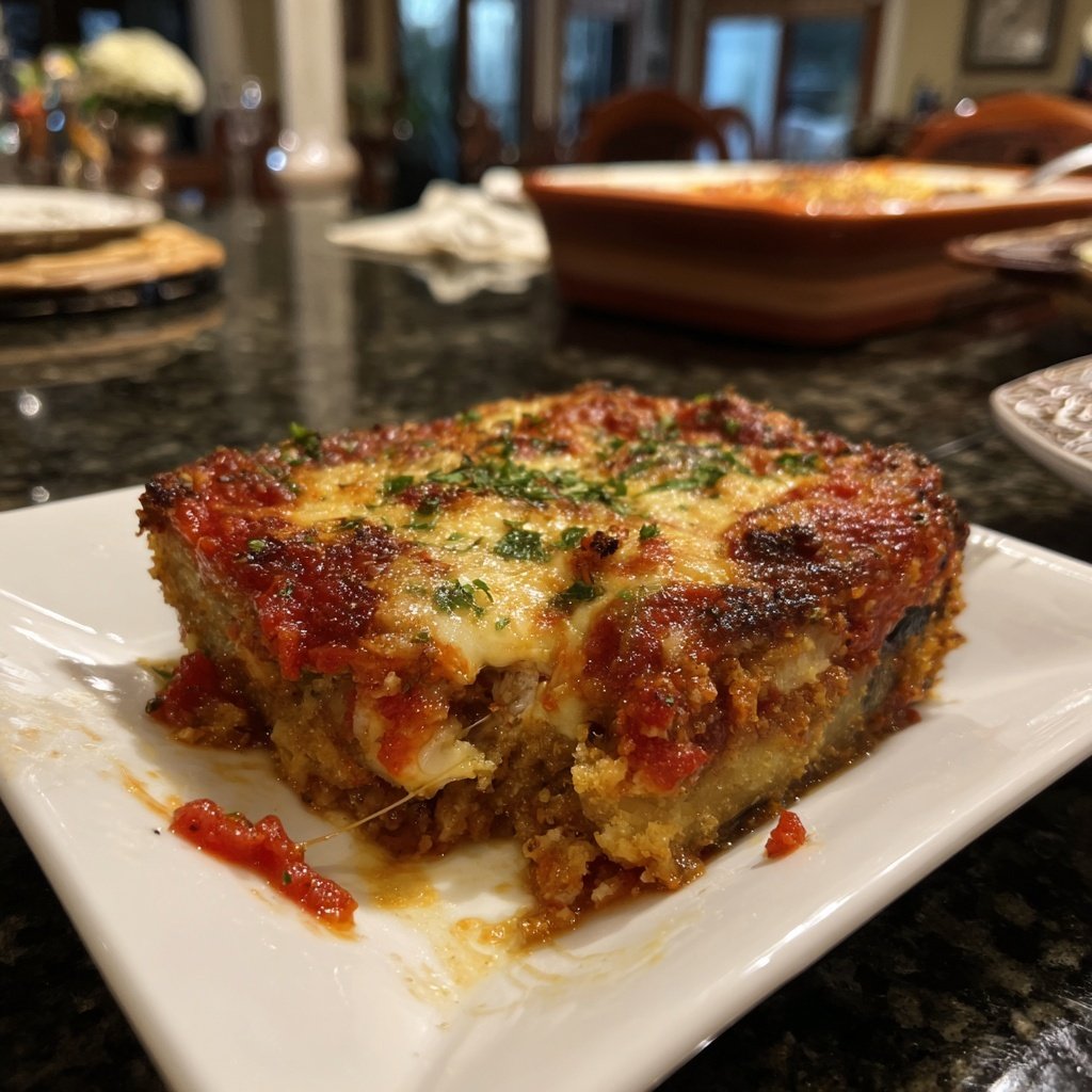 Eggplant Parmesan Bake