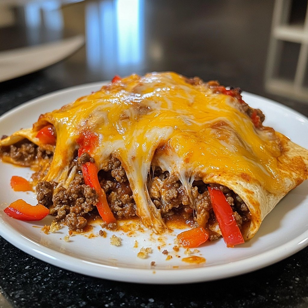 Ground Beef Enchilada Skillet