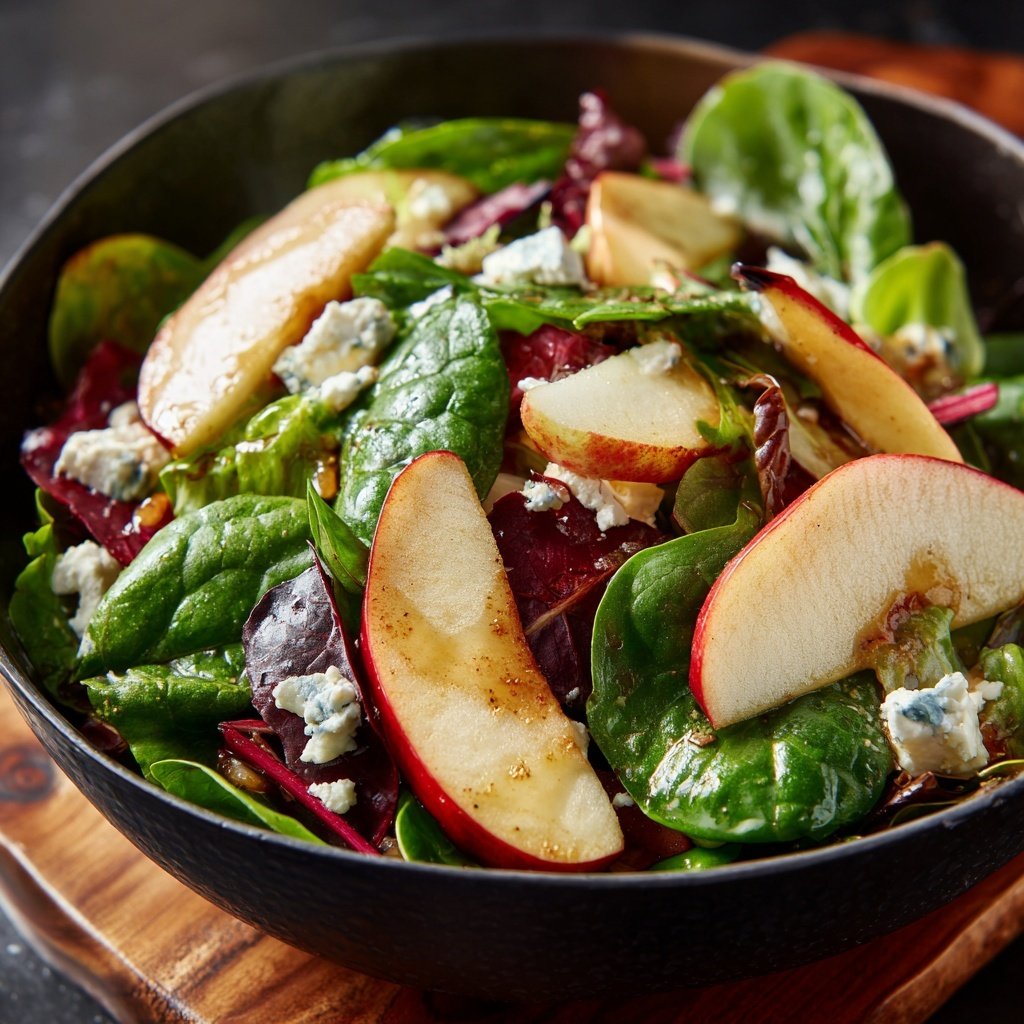 Autumn Harvest Honeycrisp Apple and Feta Salad