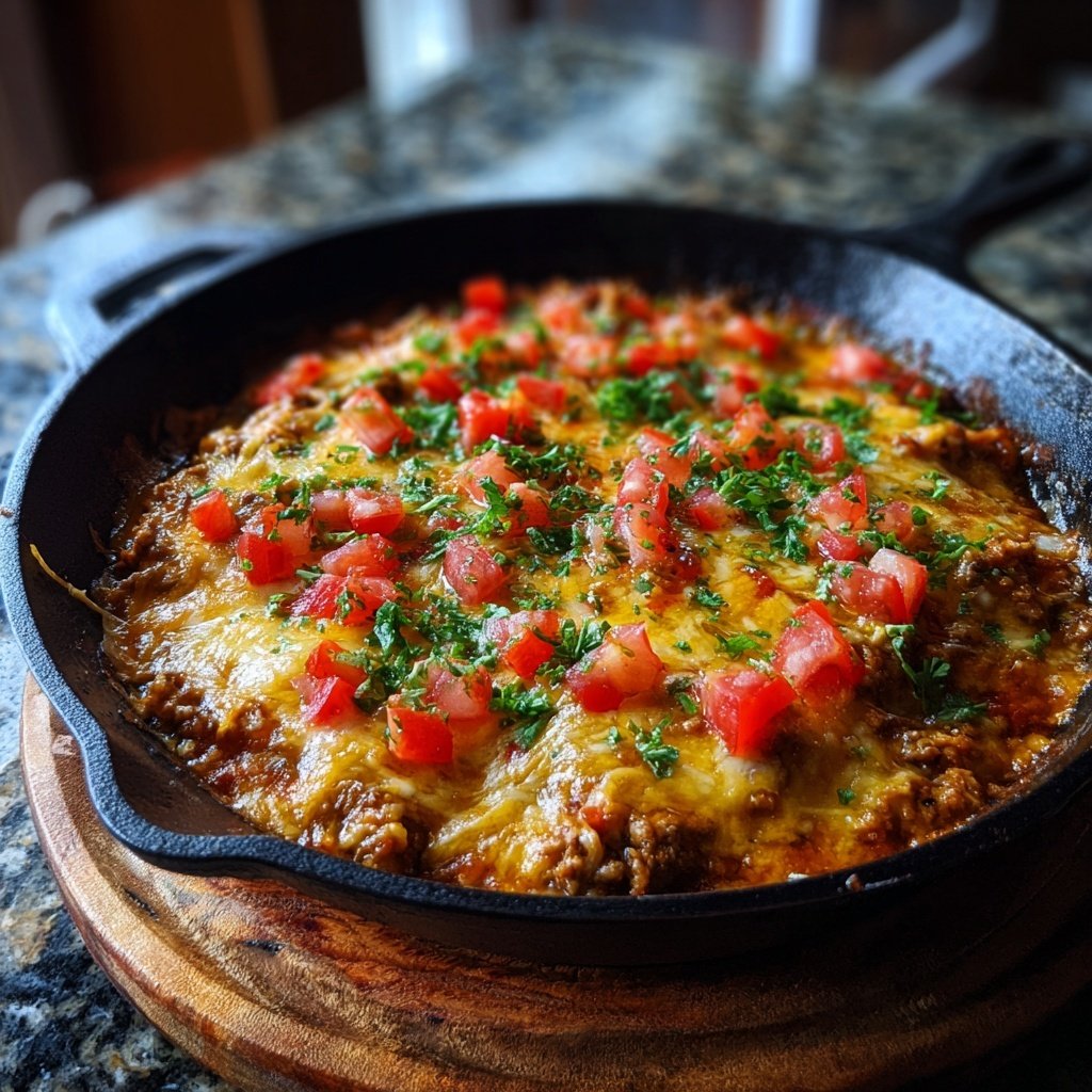 Ground Turkey Enchilada Skillet