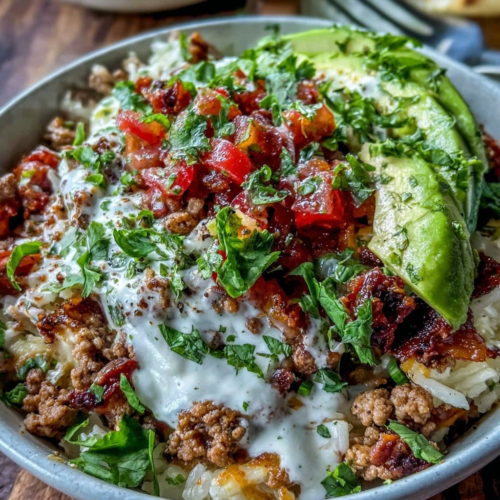 Ground Turkey Taco Bowl