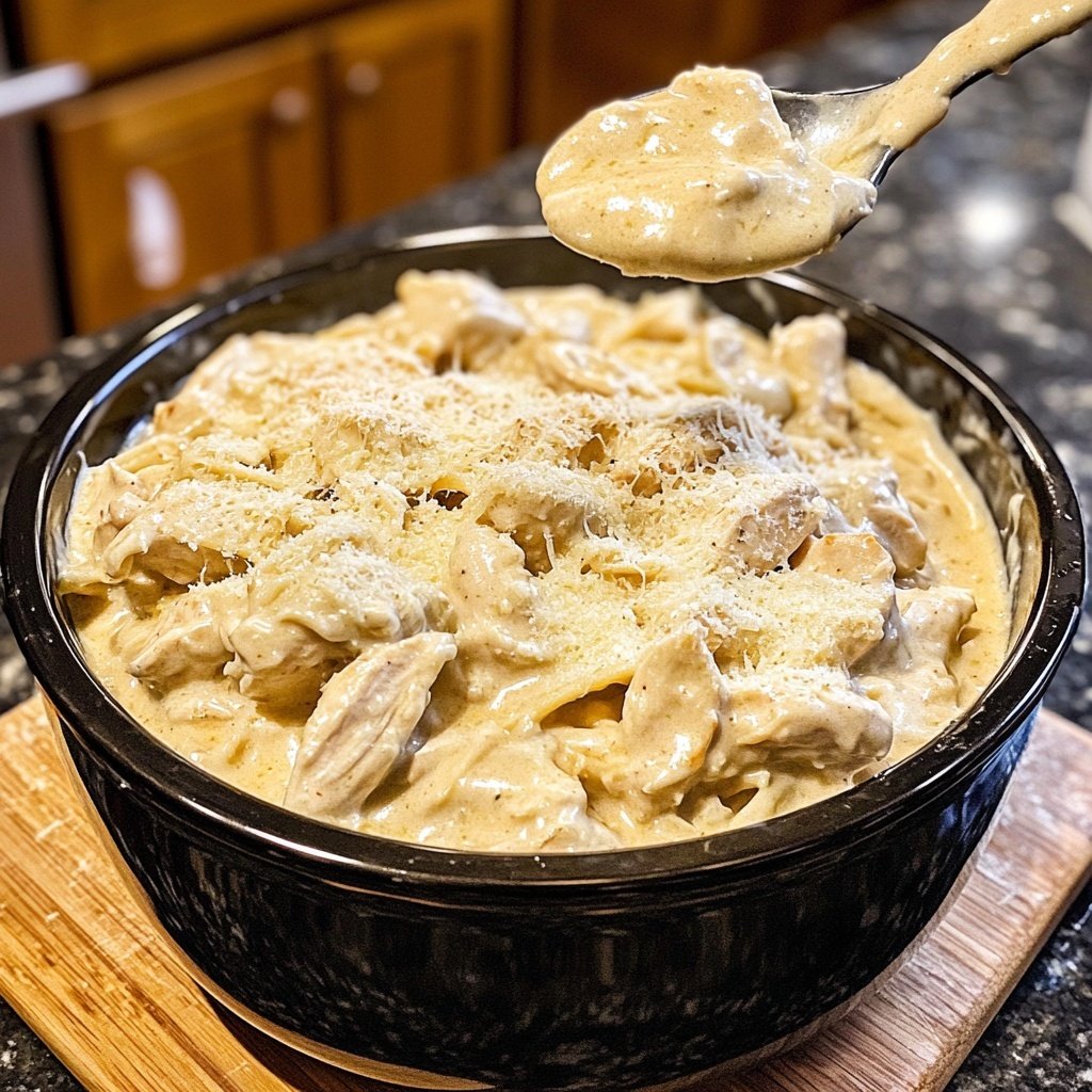Cozy Crockpot Chicken Alfredo