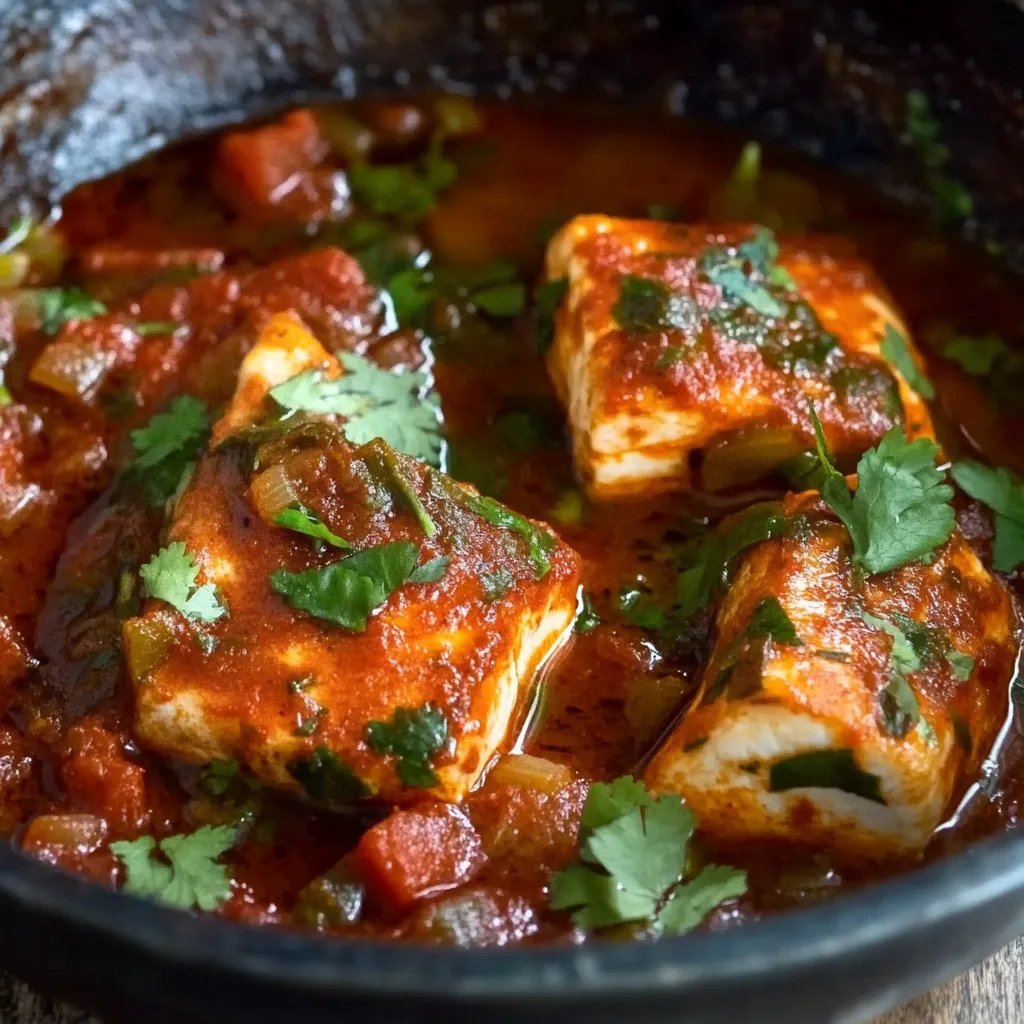 Classic Spicy Moroccan Fish in Rich Sauce!